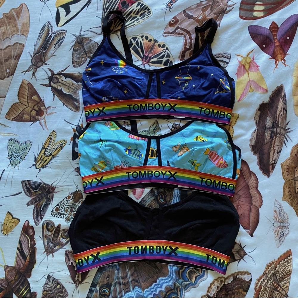 TomboyX Scoop bra set
